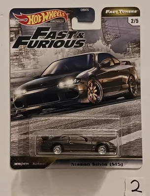 2020 Hot Wheels Premium Fast & Furious Fast Tuners Nissan Silvia (S15) # 2/5 (2) - Image 1 of 2