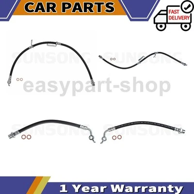 4 mangueras de línea de freno delanteras traseras Sunsong para Toyota RAV4 2006 2007 2008 2009 2010 Foto 1 de 4