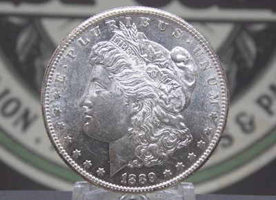 1889 "S" Morgan SILVER Dollar **SAN FRANCISCO** Mint $1 #EC2 ECC&C, Inc. - Image 1 of 3