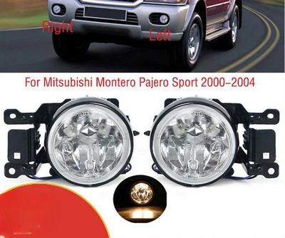 Faros antiniebla parachoques delantero derecho y derecho para Mitsubishi Montero Sport 2000-04 Foto 1 de 4