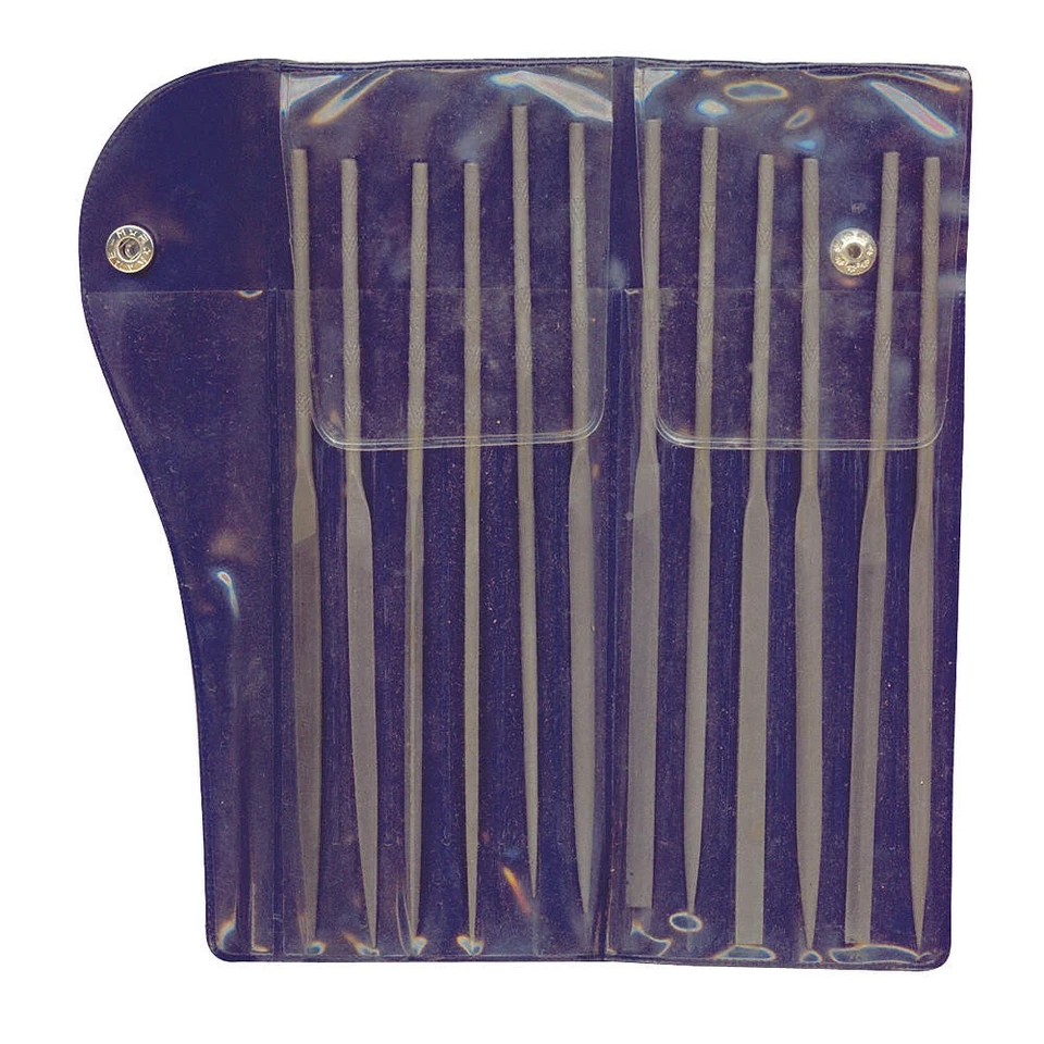 WESTWARD 10Z660 Needle File Set,4 Cut,5.6 In,12 Pc 10Z660 - Image 1 of 1