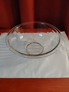 Vintage Pyrex #325 Clear Nesting Glass Ribbed Mixing Bowl 2-1/2 Qt - Picture 1 of 6