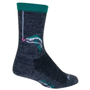 SockGuy UNISEX HOOKED 6" WOOL CREW S/M - Bild 1 von 1