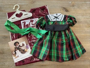 American Girl Pleasant Company ADDY - Addy’s Tartan Plaid Christmas Dress VGC - Picture 1 of 11