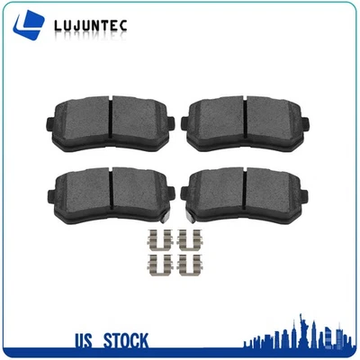 4X Front Brake Ceramic Pads For 2017 2018 Santa Fe Sport 2019-2022 HYUNDAI Nexo - Image 1 of 4