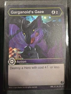 BAKUGAN GARGANOID'S GAZE FOIL ENG_37_RA_BB_HEX BATTLE PLANET MINT - Picture 1 of 3
