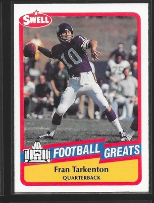 1989 Swell Football Greats - Fran Tarkenton #138 - Image 1 of 2