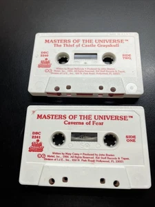 2 Masters Of The Universe Cassette Tapes ~ Castle Grayskull & Caverns Of Fear E7 - Picture 1 of 6