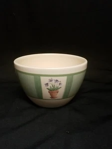Pfaltzgraff, Mini Bowl, Made in USA, Cream/Green, 4.25" W x 2.75" T - Picture 1 of 7