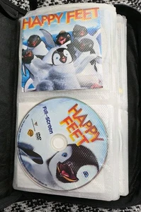 Lot of 37  Kids  Movies on DVD in Binder - No Cases -Disney, Dream Works, Pixar - Bild 1 von 20