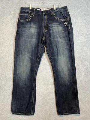 Artful Dodger Jeans 38x33 Sables Cruzados Cuchillos Bordados Foto 1 de 4