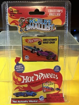 世界上最小的收藏家赛车盒 6 风火轮带神秘汽车全新带包装 — 第 1/4 张图片