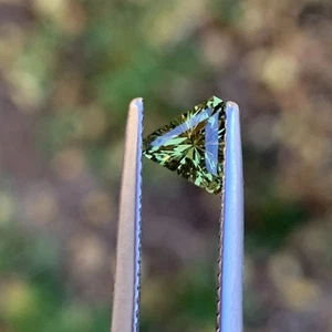 Zafiro amarillo de 0,75 quilates, billón de bloques, sin calefacción, piedra preciosa natural de Australia - Imagen 1 de 6
