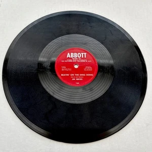 Jim Reeves – Beatin' On The Ding Dong / My Rambling Heart - 78 RPM Abbott - 164 - Picture 1 of 5