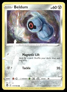 SWSH12: Silver Tempest #117/195 Beldum - Picture 1 of 2