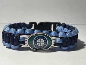 Seattle Mariners MLB Paracord Bracelet NEW - Picture 1 of 2