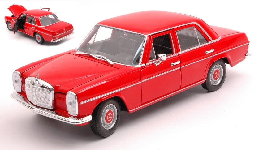 WELLY WE24091R MERCEDES 220 (W115) RED 1:24 Modellino - Immagine 1 di 1