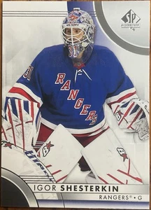 2023-24 SP Authentic Igor Shesterkin #9 New York Rangers - Picture 1 of 2