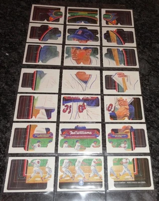 Donruss Action All Stars 1984 completo 63 piezas rompecabezas Ted Williams páginas de álbum Foto 1 de 3