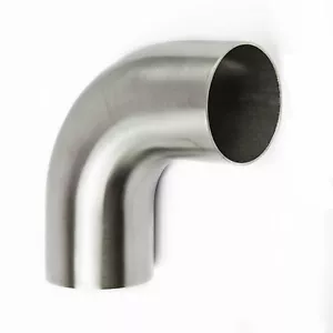 63.5mm 2.5" 90 Degree 1D Manifold Exhaust Tight Radius Bend 304 Stainless steel - Picture 1 of 1