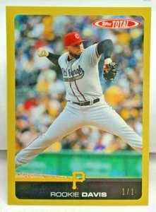 Rookie Davis 2019 Topps Total #831C GOLD Parallel #'d 1/1 - PITTSBURGH PIRATES - Picture 1 of 2