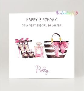 Personalised Girl Birthday Card Daughter/Granddaughter/Sister/Mum/Niece/Teenager