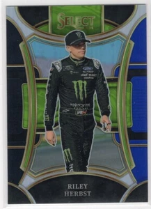 Riley Autunno 2024 Panini Select Trackside Black & Blue Prizm 11/49 Stewart Haas - Foto 1 di 1