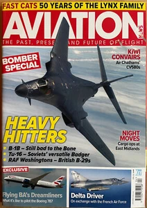AVIATION NEWS APR 21 NZ CONVAIR CV580 WESTLAND LYNX USAF B-1B Tu-16 RAF WASHINGT - Picture 1 of 5