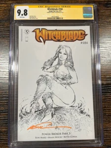 WITCHBLADE #184 CGC 9.8 π SIGNED MARC SILVESTRI π SKETCH VARIANT L@@K! - Picture 1 of 3
