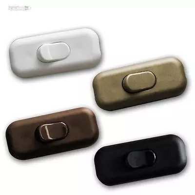 Schnurschalter / Schnurzwischenschalter Zwischenschalter Kabel Wipp Schalter NEU - Bild 1 von 4