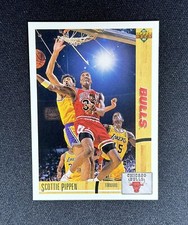 1991-92 Upper Deck Scottie Pippen #125 Basketball Card Chicago Bulls HOF