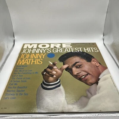 Johnny Mathis More Johnny's Greatest Hits LP Vinyl Record 1959 Columbia CL 1344 - Image 1 of 4