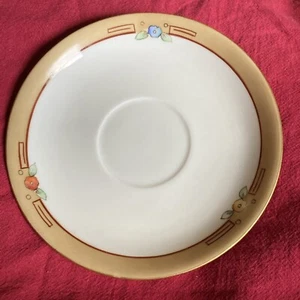 Vintage HAVILAND FRANCE Untertasse geometrisch Blumen Art Deco Porzellan 5,5" NEUWERTIG! - Bild 1 von 4