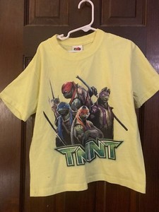 Keep Calm//Last Slice Pizza; Orange Size 6 Boys TMNT Teenage Turtles Shirt New