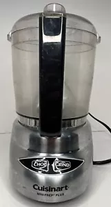 Cuisinart Mini-Prep Plus Food Processor 3 Cup 24oz Brushed Chrome Complete Works - Picture 1 of 15