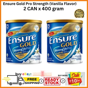 2 X Abbott Ensure GOLD Strength Pro (Vanilla 400g ) Middle-Age Elderly FREE SHIP - Picture 1 of 11