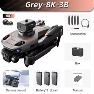 S115 RC Drone 8K Professinal With Three Camera Wide Angle Optical Flow... - Picture 1 of 7