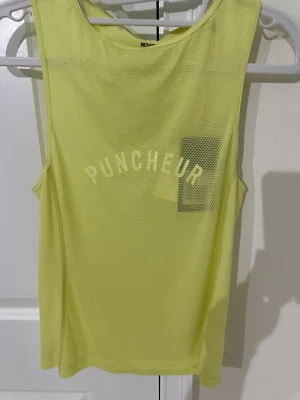 New Rapha Souplesse Mesh Base Layer Womens Medium Short Sleeve Yellow Puncheur - Image 1 of 3