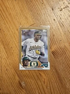 2023 Topps Series 2 Esteury Ruiz Gold Parallel /2023 RC #650 Oakland Athletics - Picture 1 of 2