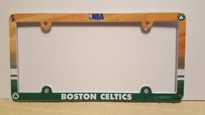 BOSTON CELTICS AUTO PLASTIC LICENSE PLATE FRAME (NOT PERFECT LOOK AT PICS) #1 - Picture 1 of 2