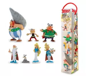 Asterix And Obelix Tubo 7 Figurines The Village D'Asterix 2,5 - 9,5 CM 703855 - Picture 1 of 1