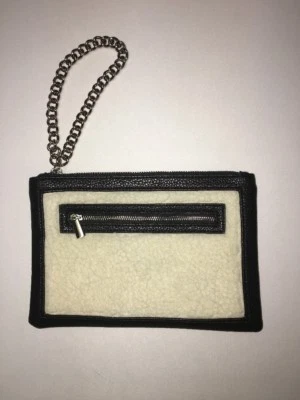 Cartera sin asas Express negra multicolor pulsera cadena cremallera 9 x 6,5 nueva sin etiquetas Foto 1 de 4