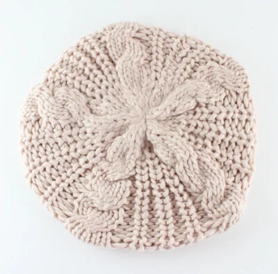 Moda Mujeres Boina Gorro Sombrero Invierno Tejido Crochet Holgado Tejido Suelto Gorra de Esquí Foto 1 de 2