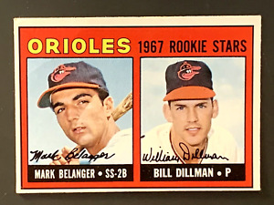 1967 Topps #558 Orioles recrue stars Mike Belanger nombre élevé SP GD-VG Lt Creas