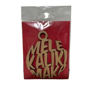 Aloha Overstock Aloha Cortes Melekalikimaka Adorno de Navidad Nuevo en Paquete - Imagen 1 de 2