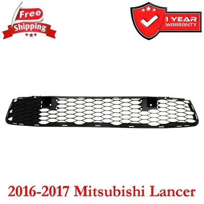 Bumper Grille For 2016-2017 Mitsubishi Lancer Front Lower Plastic MI1036109 - Image 1 of 4