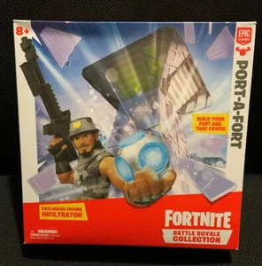 FORTNITE BATTLE ROYALE COLLECTION: PORT-A-FORT AND INFILTRATOR FIGURE - Picture 1 of 2