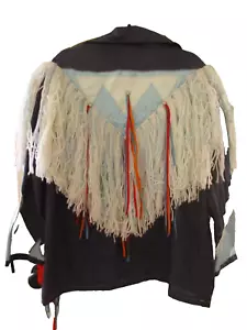 Pow Wow Herren Gras Tänzer Outfit Insignien Native American Oberteil und Unterteil m/L - Bild 1 von 9