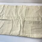Vintage Cannon Flat Sheet Double Solid Yellow Muslin Cotton Usa 1010-13