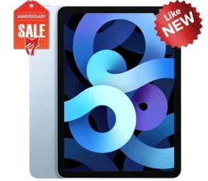 Apple iPad Air 4th - 64GB 256GB, WiFi, Cellular Unlocked, Gray Silver Green Blue - Picture 1 of 12